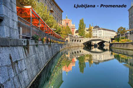 Slowenien Ljubijana-Promenade-1